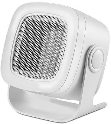 Newentor Heizlüfter 800W [TESTSIEGER], Energiesparend, Leise & Geräuscharm, mit Konstantluftstrom, Überhitzungsschutz & flammhemmendem Material