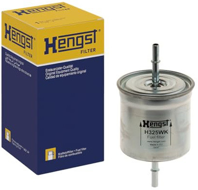 HENGST - Kraftstofffilter H325WK - Hochwertiger Kraftstoff-Leitungsfilter für KFZ - Entfernt Staub und Schmutz aus Otto- oder Dieselmotoren - Schützt das Einspritzsystem