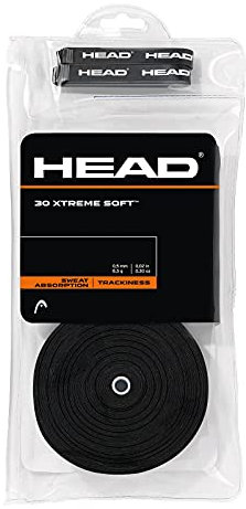 HEAD Unisex-Erwachsene 30 Xtremesoft Griffband, Black, Einheitsgröße