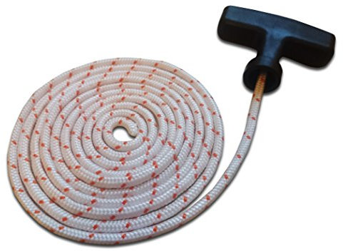 3.5 mm x 2 m Replacement String Starter Internal Traction for Petrol Dust Bag Lawnmower Engines