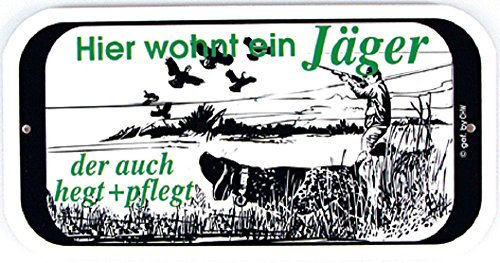Türschild - Hier wohnt ein Jäger - 308115 -