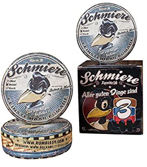 Schmiere - 3er Set Pomade Mittel - Pomade from Rumble59