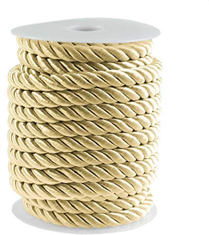 10m Atlaskordel Atlasschnur ca. 8-10 mm glänzend gedreht, Seil Kordel Schnur, Farbwahl