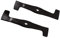 2X 55 cm Messer für John Deere LTR155 LTR166 LTR180 / AM131560 M145243 M145245