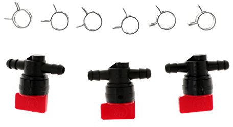 F Fityle 3er Tools -absperrventil für Rasenmäher Mit Klemmen Inline-abschaltung Absperrventil
