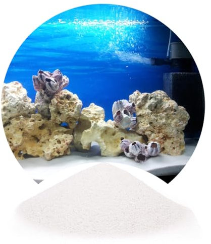 30kg Natural Aquarium Sand Substrate For All Types Fish Tanks Silica 0,5mm