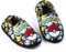 Pokemon Pikachu Hausschuhe Kinder mit dem Pokéball Glumanda Schiggy, Nehrfarbig, 32 EU (Herstellergröße 13)