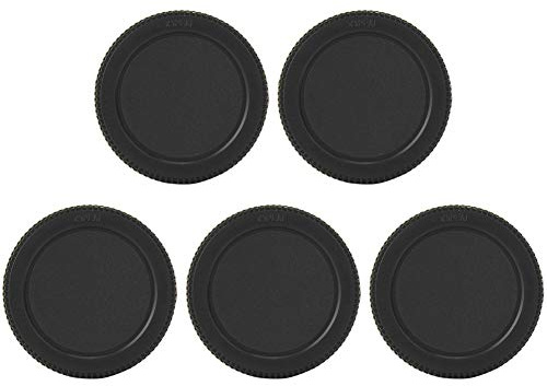 Akozon Hintere Kappe des Kameraobjektivs 5Pcs Durable Plastic Rear Lens Cap Schutzhülle Passend für M4 / 3-Mount-Kamera