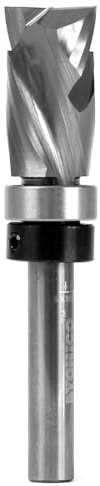 Yonico Flush Trim Router Bits Pattern Bit Compression Ultra-Performance Top Bearing 1/4-Inch Shank 33208q