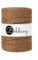 Bobbiny Makramee-Schnur, XXL, 5 mm, einlagig, 100 m, Farbe:Caramel