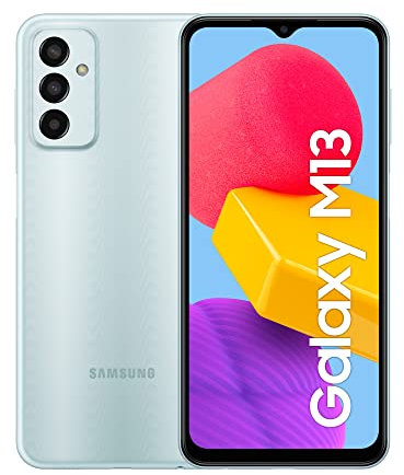 Samsung Galaxy M13 4GB/128GB Azul (Light Blue) Dual SIM M135F, Bleu