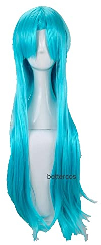 ydound Anime Coser pruik Sword Art Online Yuuki Asuna Yuki Asuna Cosplay Perücken Geflochtene blau gestaltete Hitzebeständige synthetische Haarperücke+ Perücke Kappe