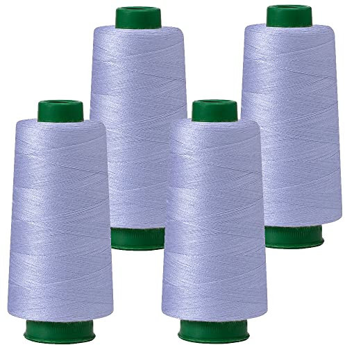 4 Konen Rollen Nähgarn Garn Overlockgarn 2700m 40S/2 100% Polyester - 35 flieder