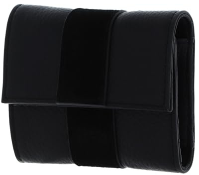 FREDsBRUDER Leder Geldbörse Lazap Flapover Wallet Black schwarz