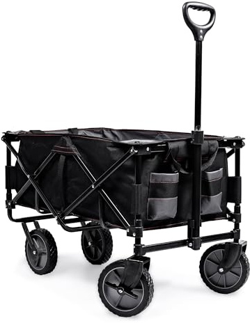 Black+Decker BDCWBK01-XJ Folding garden cart, Black