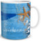 TRIOSK Tasse Spiekeroog Nordsee Insel Souvenir Geschenk Maritim für Reiselustige Nordseeliebhaber Frauen Männer Büro Kollegen, Keramik 300ml