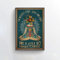 Metallschild mit Aufschrift I'm Mostly Peace Love And Light And A Little Go Fuck Yourself – Yoga Practice From Home – Bestes Metallschild, Poster, 20,3 x 30,5 cm