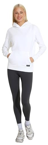 Carlheim Women's Hoodie Universal Nova Comfort, White, Large