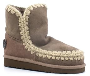 Mou 9864AT Damenstiefel ESKIMO18 GLITTER woman boots, beige, 35 EU