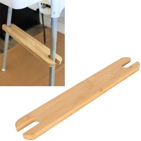 Fyearfly Hochstuhl-Fußstütze, Höhenverstellbar, Verhindert Rutschpedal, Bambus-Holz-Fußstütze, Hochstuhl-Zubehör Für Baby-Hochstühle