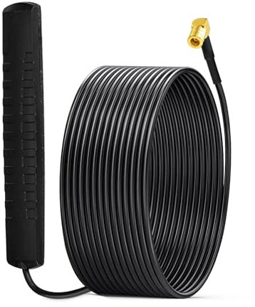 Eightwood DAB DAB+ Antenne Auto FM AM Radio Antenne Windschutzscheiben Antenne Patch Antenne + 3M DAB Antenne SMB Anschluss Kabel für Pioneer Alpine Clarion Digital Radio FM Tuner