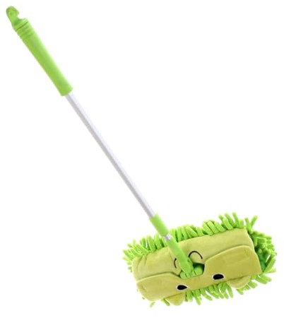 Mop Detergente per Cartoni Animati per Bambini, Coltiva abilità di Vita Mop Piatto per Cartoni Animati per Bambini Adatto Alla Pelle Attira l'attenzione Tessuto Morbido per Uso