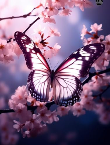 Taxpy Leinwand Wandkunst Schöner Schmetterling,G,40 * 60cm Leinwand Malerei Kinderzimmer Wandkunst Home Decor Gemälde