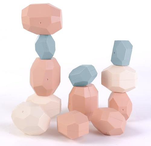 SUPERBE BEBE Montessori Spielzeug Zum Stapeln Und Sortieren Für Babys Und Kinder Ab 3 Jahren - motorikspielzeug - Bildungsspiel Für Kleinkinder - Geburtstagsgeschenk Baby Mädchen Junge - Entwicklung