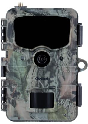 Rollei Wildkamera 4G - 16 MP Full HD, Nachtsicht, wasserdicht IP66, 4G-Konnektivität, Infrarot-LEDs, Lange Batterielaufzeit, Outdoor-Überwachungskamera