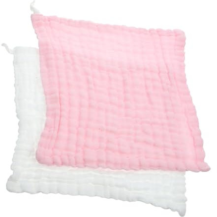 BESTonZON 2 Stück Waschlappen Spucktücher Spucktücher Für Babys Saugfähige Spucktücher Baumwoll Spültücher Babywaschlappen Spültücher Saugfähige Waschlappen