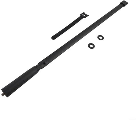 Antena táctica VHFUHF para radio bidireccional Baofeng UV5R UV82, flexible y portátil (18.5 pulgadas)