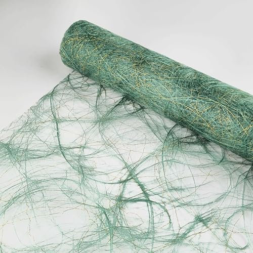 Sizoweb Deluxe Tischläufer Tischband 30 cm x 5 Meter Salbeigrün Dekoration Dekor