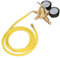 Nitrogen Pressure Test Gauge Brass Nitrogen Regulator with 2m Gas Pipe for Welding Cutting Laboratory Blowing