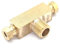 1/8 BSPP M8x1 M10x1 Thread Male -Fit 4mm/6mm Tube O.D Tee Brass Oil Pipe Fitting(Fit Tube O.D 6mm,M10x1)
