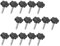 15pcs 32xm6/32xm8 Thread Screw Crepping Screw Knob Grip Thumb Screw Clamp Handle Bolt with Plastic Knob