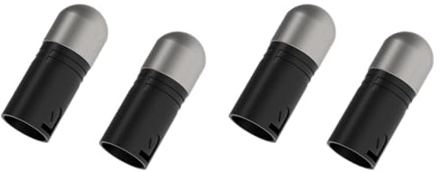 Kznifmk DMX512 Terminator 120 Ohm XLR 3-polig gilt für DMX512 Bühnenlicht, Mobile-Kopfbeleuchtung, Lichter pro (4 Stück)