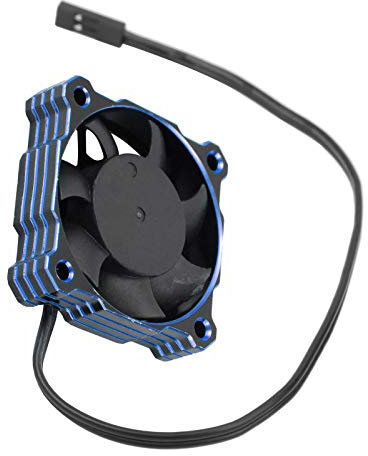 High Speed Electric Motor Cooling Fan 40x40mm 16000RPM 5V/9V for /10/8 /12 RC Vehicles (Blue)