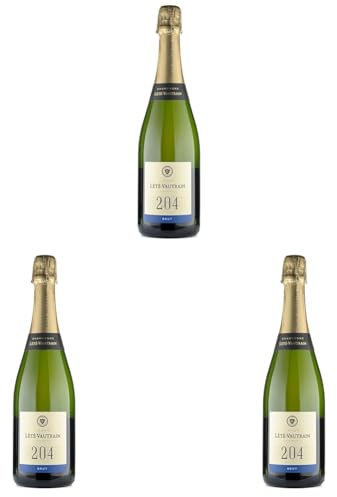 Lété Vautrain Champagne Brut 204-750 ml (Confezione da 3)