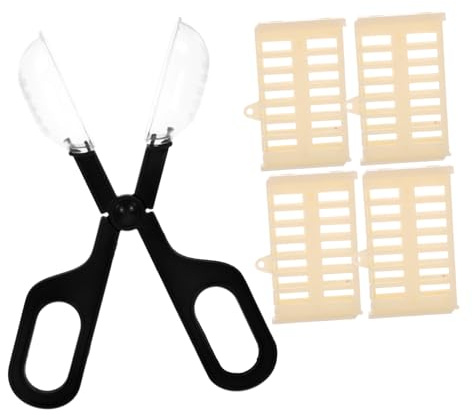 KOMBIUDA Kunststoff Imker Königinnenkäfig Satz mit Clip für Bienenzucht Multifunktionaler Bienenstock Halter Langlebiges Imkertool für Imkerei und Bienenhaltung