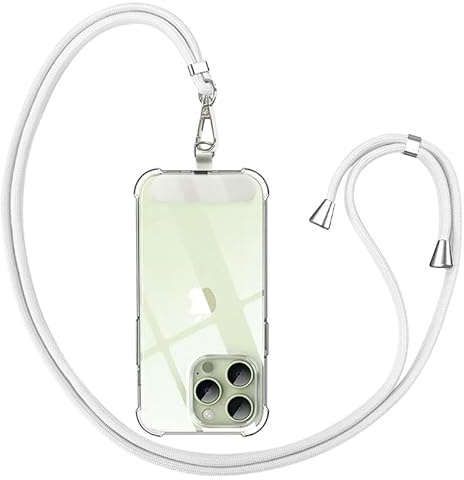 Anfire Handykette Universal für alle Smartphones,handyband zum umhängen mit Pad,Handyband Kordel Kette für Outdoor, Reise, Unterweg Handy-Halterung,Einstellbar und Abnehmbar.