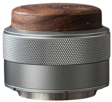Violiica Kaffee-Tamper 51 mm 58 mm, Edelstahl, geriffelter Boden, Verteiler für Siebträger mit ergonomischem Handflächen-Design