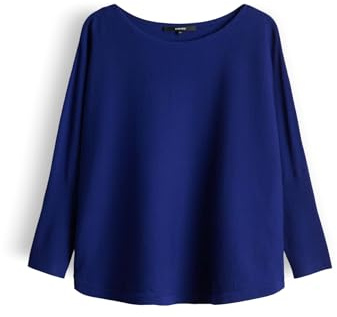 someday Feinstrickpullover Damen | Oversized Passform, Ovale Form, Cape-Stil