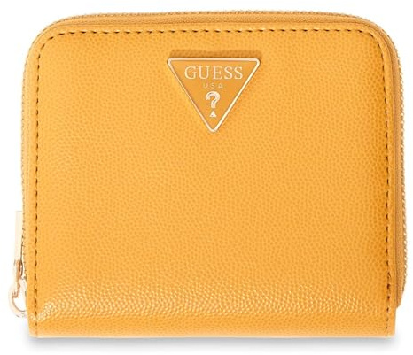 GUESS Geldbörse Isobel SLG Zip Around Wallet Amber dunkelgelb