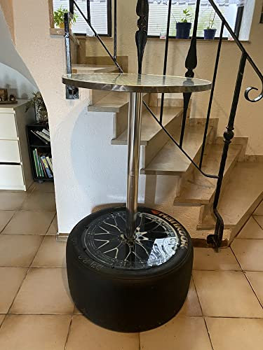 Racing Stehtisch/Bistrotisch aus Alu mit Renn/Slick org. aus der Tourenwagenmeisterschaft, GT Masters...