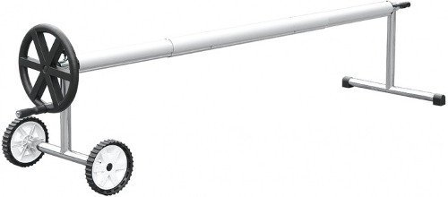 Enrouleur pour piscine Couvre-lit solaire télescopique max 4,2 de acier inoxydable et aluminium