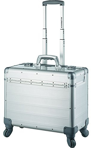 Alumaxx Business-Trolleykoffer Pandora, 47 cm, 36 L, Silber Matt
