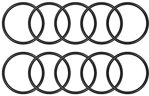 sourcing map 10 Stück Metrische Nitrilkautschuk O-Ringe Dichtung 90mm AD 80mm ID 5mm Breite