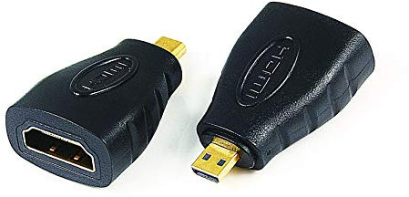 EXCALIBUR HDMI FEMALE TO MICRO HDMI ADAPTOR CONNECTOR