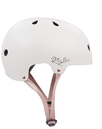 Rio Roller Rose Helmet Skateboard-Helm, (Cream), 53-56 cm