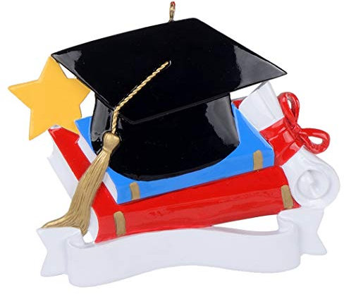 MAXORA Personalisierbare Weihnachtsbaum-Dekoration für Abschlussfeier 2019.